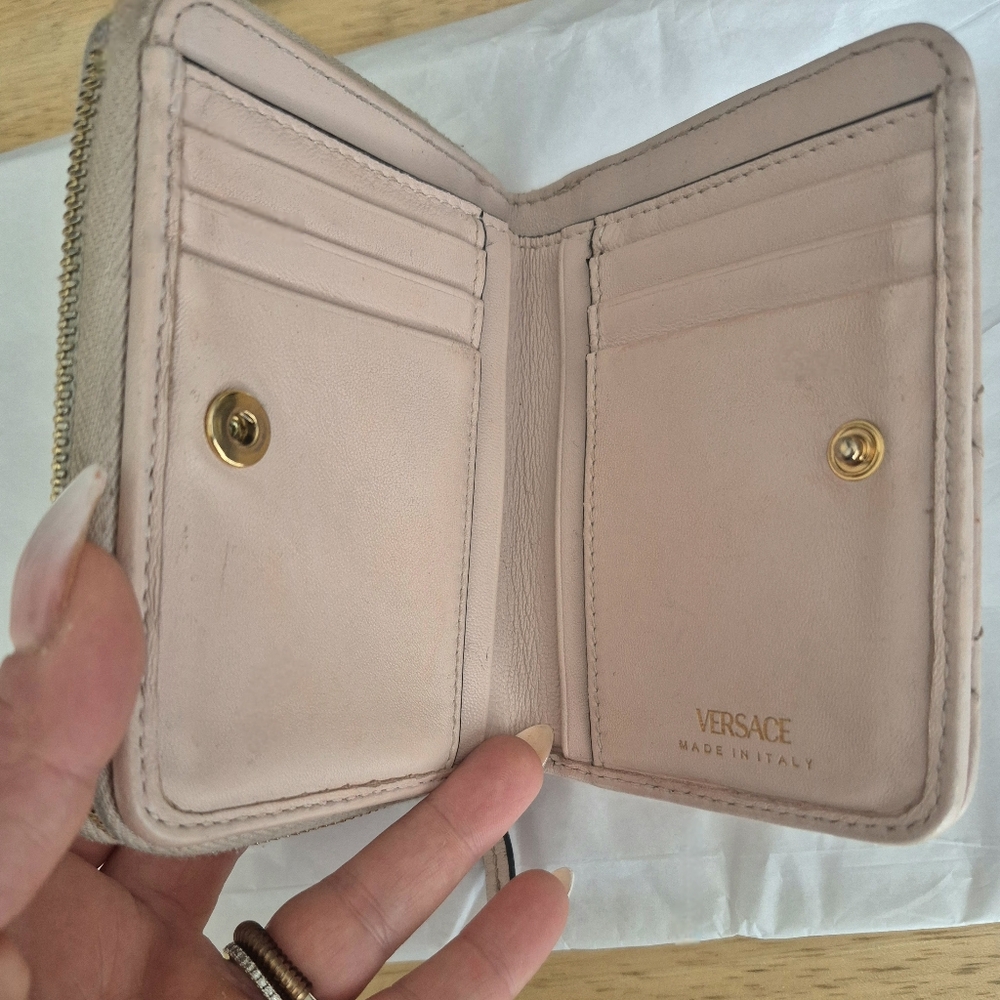 Versace Quilted Leather Medusa Wallet - Picture 10 of 15